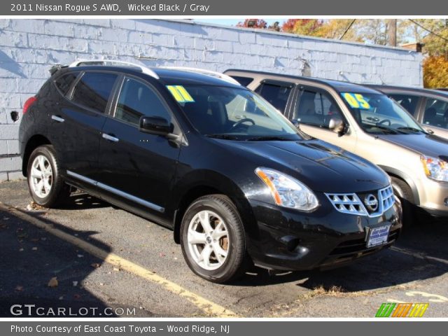 2011 Nissan Rogue S AWD in Wicked Black