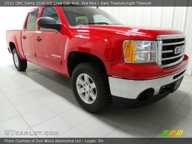 2012 GMC Sierra 1500 SLE Crew Cab 4x4 in Fire Red