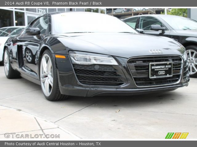 2014 Audi R8 Coupe V8 in Phantom Black Pearl