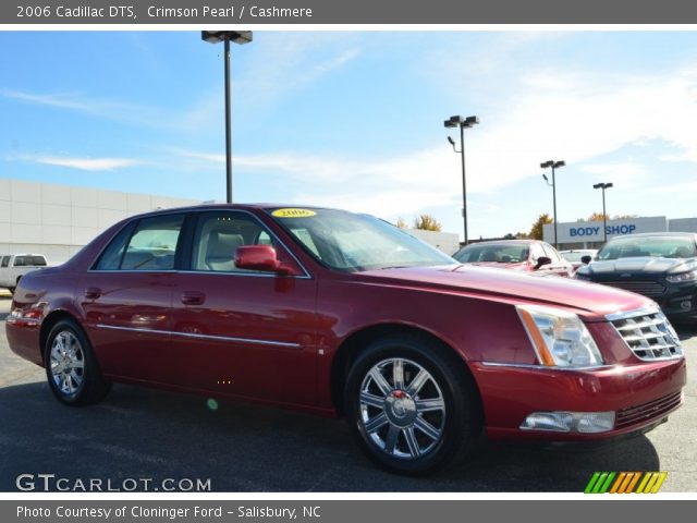 2006 Cadillac DTS  in Crimson Pearl
