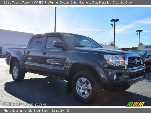 2011 Toyota Tacoma V6 SR5 PreRunner Double Cab in Magnetic Gray Metallic