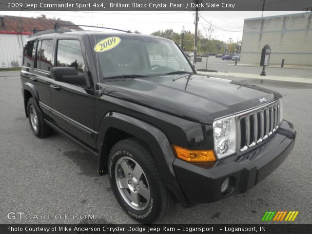 2009 Jeep Commander Sport 4x4 in Brilliant Black Crystal Pearl