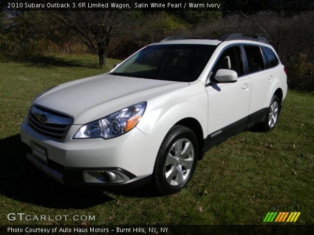 2010 Subaru Outback 3.6R Limited Wagon in Satin White Pearl