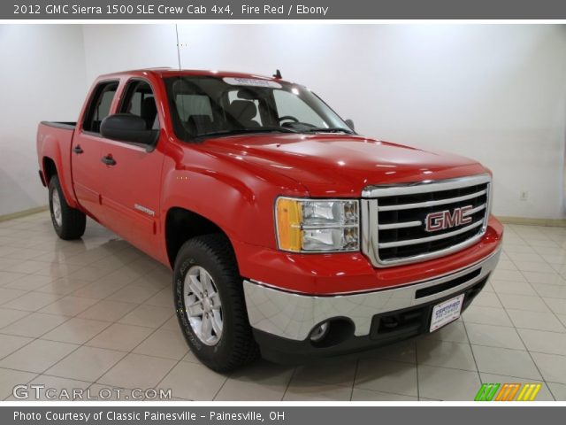 2012 GMC Sierra 1500 SLE Crew Cab 4x4 in Fire Red