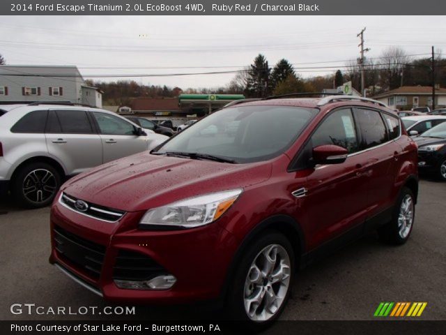 2014 Ford Escape Titanium 2.0L EcoBoost 4WD in Ruby Red