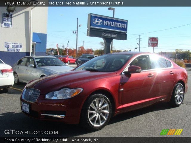 2009 Jaguar XF Luxury in Radiance Red Metallic