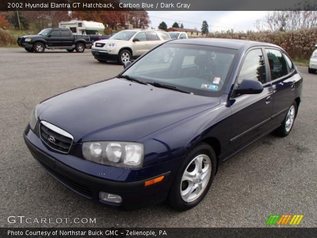 2002 Hyundai Elantra GT Hatchback in Carbon Blue