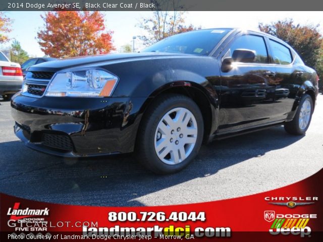 2014 Dodge Avenger SE in Black Clear Coat