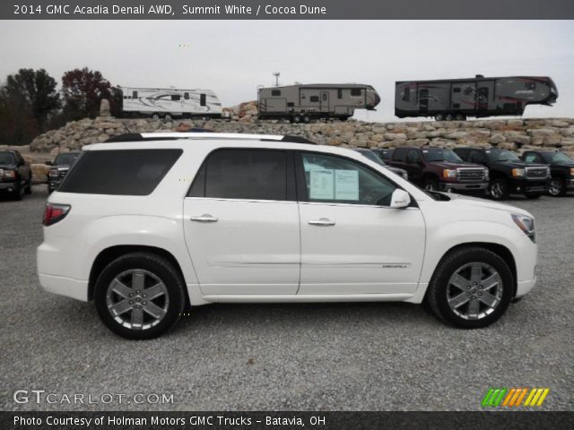 2014 GMC Acadia Denali AWD in Summit White