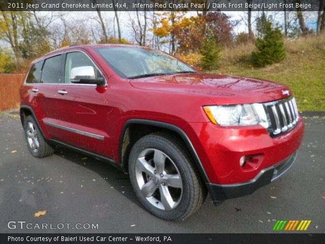 2011 Jeep Grand Cherokee Limited 4x4 in Inferno Red Crystal Pearl