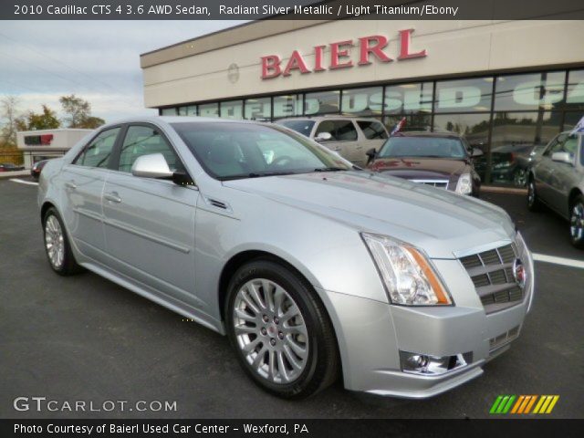 2010 Cadillac CTS 4 3.6 AWD Sedan in Radiant Silver Metallic