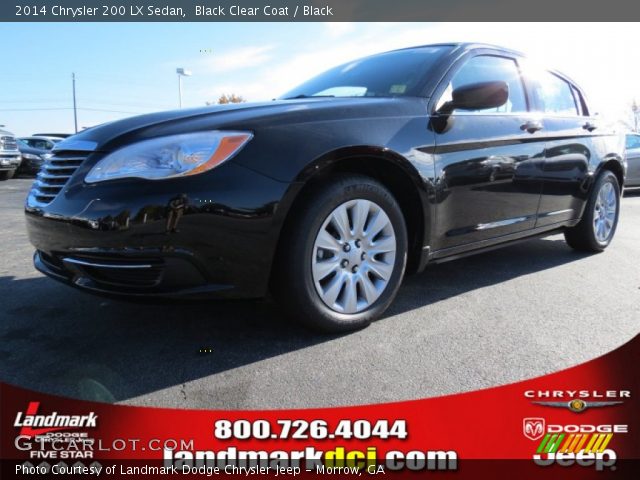 2014 Chrysler 200 LX Sedan in Black Clear Coat