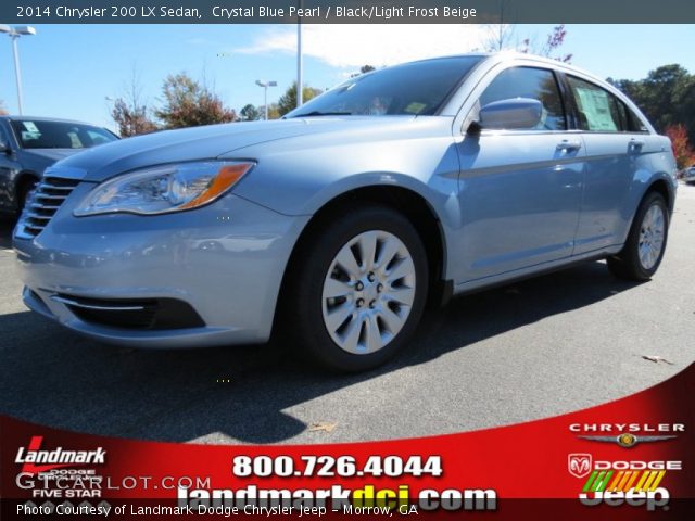 2014 Chrysler 200 LX Sedan in Crystal Blue Pearl