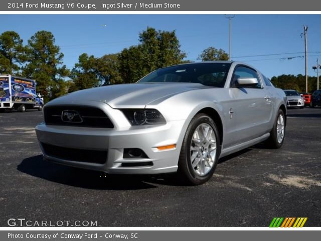 2014 Ford Mustang V6 Coupe in Ingot Silver