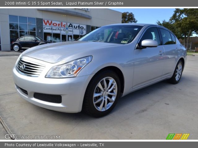 2008 Infiniti G 35 S Sport Sedan in Liquid Platinum Silver