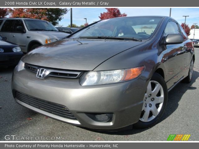 2008 Honda Civic LX Coupe in Galaxy Gray Metallic
