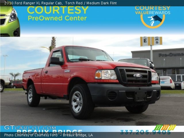 2010 Ford Ranger XL Regular Cab in Torch Red