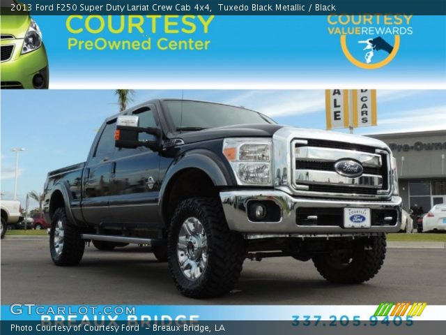 2013 Ford F250 Super Duty Lariat Crew Cab 4x4 in Tuxedo Black Metallic