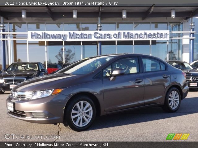 2012 Honda Civic EX-L Sedan in Urban Titanium Metallic