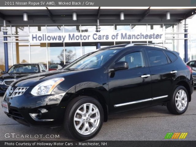 2011 Nissan Rogue SV AWD in Wicked Black