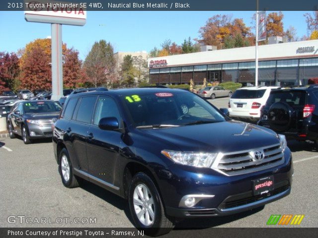 2013 Toyota Highlander SE 4WD in Nautical Blue Metallic
