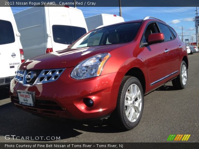 2013 Nissan Rogue SV AWD in Cayenne Red