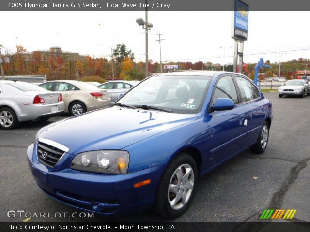 2005 Hyundai Elantra GLS Sedan in Tidal Wave Blue