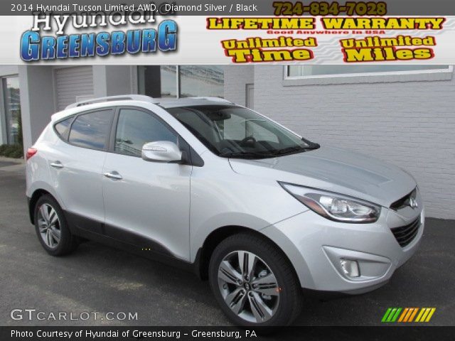 2014 Hyundai Tucson Limited AWD in Diamond Silver