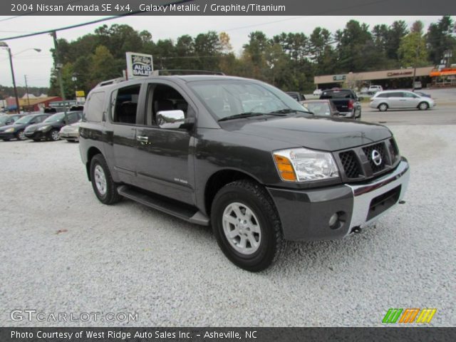 2004 Nissan Armada SE 4x4 in Galaxy Metallic