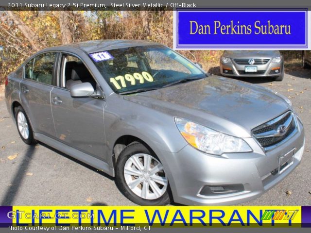 2011 Subaru Legacy 2.5i Premium in Steel Silver Metallic