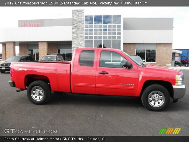 2012 Chevrolet Silverado 1500 LS Extended Cab 4x4 in Victory Red