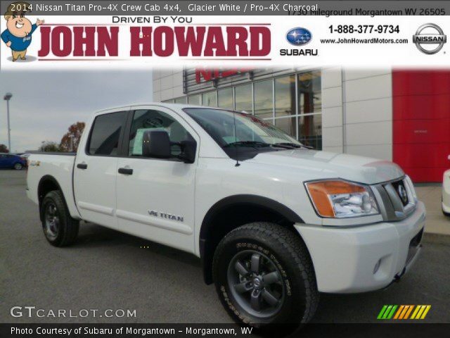 2014 Nissan Titan Pro-4X Crew Cab 4x4 in Glacier White