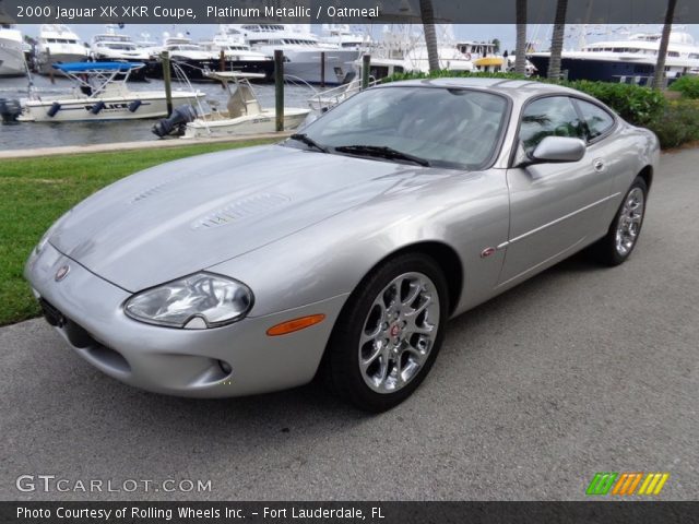 2000 Jaguar XK XKR Coupe in Platinum Metallic