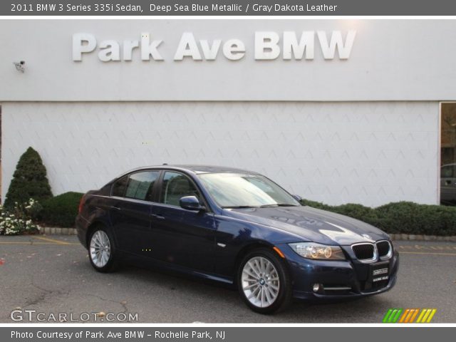 2011 BMW 3 Series 335i Sedan in Deep Sea Blue Metallic