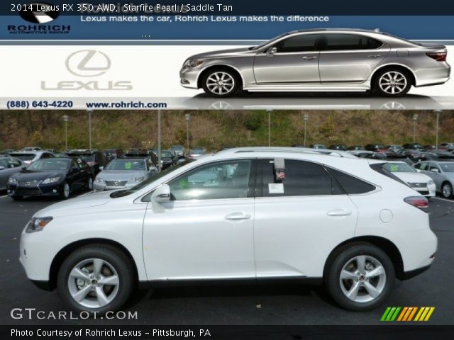 2014 Lexus RX 350 AWD in Starfire Pearl