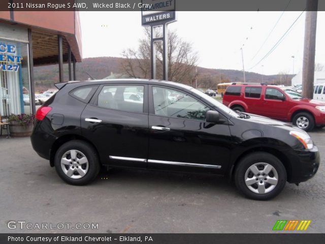 2011 Nissan Rogue S AWD in Wicked Black