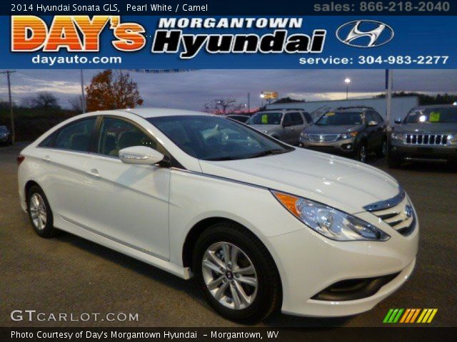 2014 Hyundai Sonata GLS in Pearl White