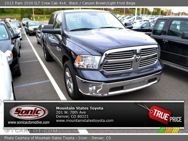 2013 Ram 1500 SLT Crew Cab 4x4 in Black