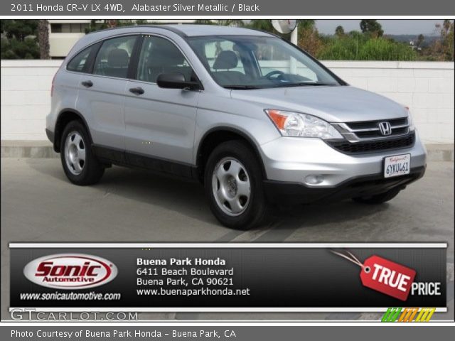 2011 Honda CR-V LX 4WD in Alabaster Silver Metallic