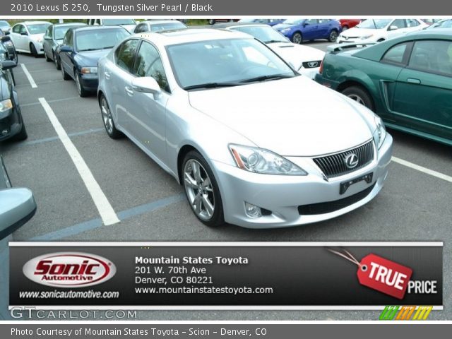 2010 Lexus IS 250 in Tungsten Silver Pearl