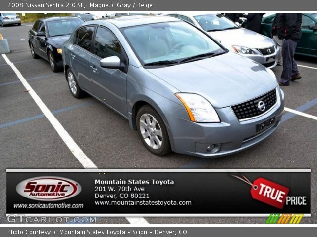 2008 Nissan Sentra 2.0 SL in Magnetic Gray