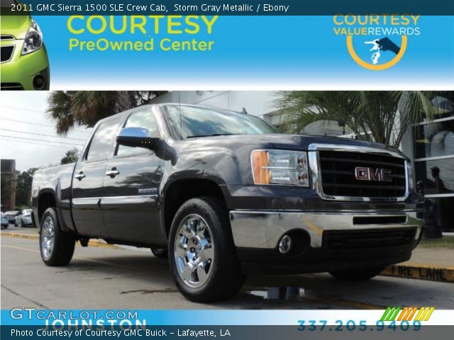 2011 GMC Sierra 1500 SLE Crew Cab in Storm Gray Metallic