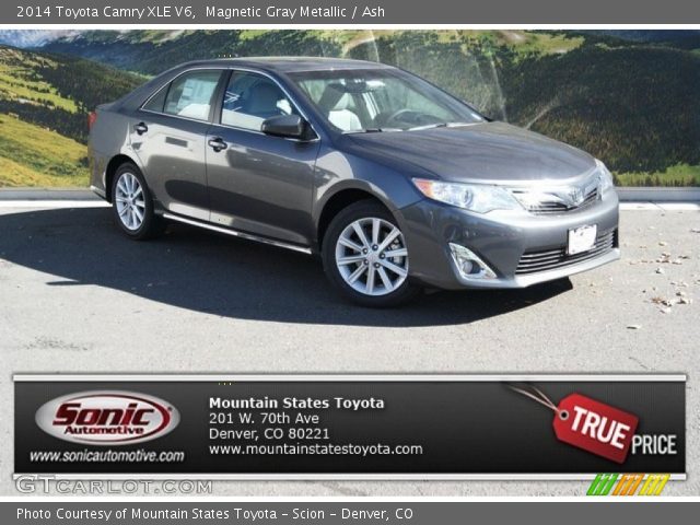 2014 Toyota Camry XLE V6 in Magnetic Gray Metallic