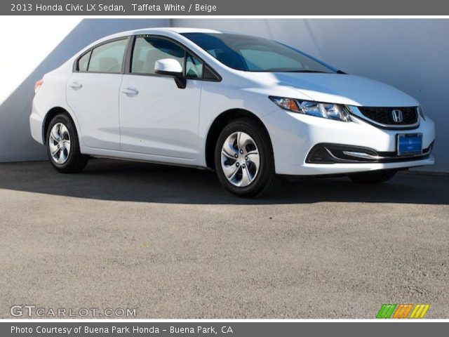 2013 Honda Civic LX Sedan in Taffeta White