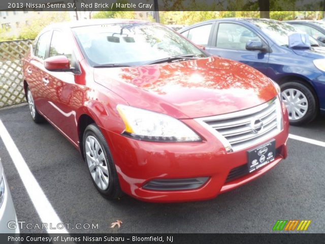2013 Nissan Sentra SV in Red Brick