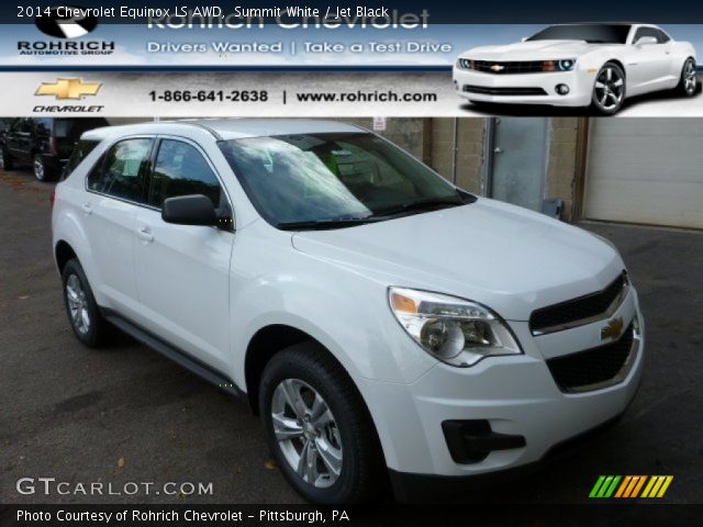 2014 Chevrolet Equinox LS AWD in Summit White