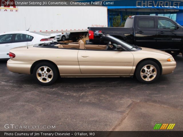 2000 Chrysler Sebring JXi Convertible in Champagne Pearl