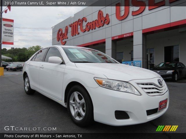 2010 Toyota Camry LE in Super White