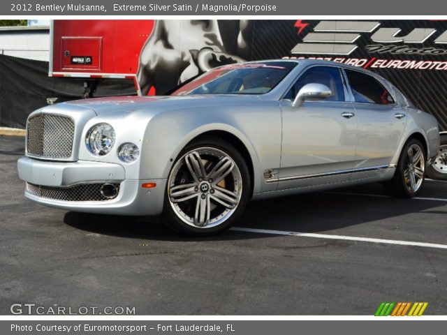 2012 Bentley Mulsanne  in Extreme Silver Satin