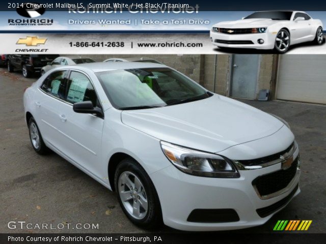 2014 Chevrolet Malibu LS in Summit White